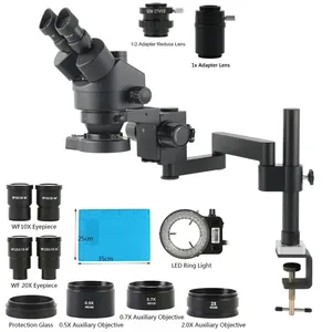 MaAnt 0.5X 0.7X Barlow Lens Microscope Camera Lens Super Widefield Assisted Auxiliary Len Crisp Imaging For Stereo Microscope - View #3
