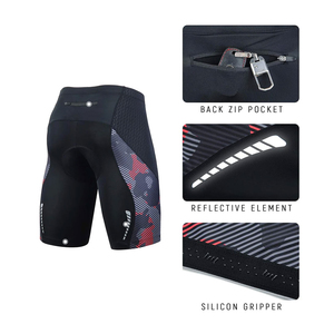 Hot <b>Sale</b> Mens <b>Bicycle</b> Cycling Shorts with Chamois Padding Breathable Fabric OEM ODM Apparel Manufacturer - Product Image 5