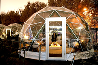 Grand auvent transparent personnalisable Igloo de jardin Dôme géodésique pour serre Stade gonflable Salle à manger en plein air tente igloos
