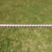 Fil électrique pour clôture polyvalente 3,5 mm, 6 brins en acier inoxydable, 200 m, portable, résistant aux UV et aux intempéries, écologique pour chevaux et bétail