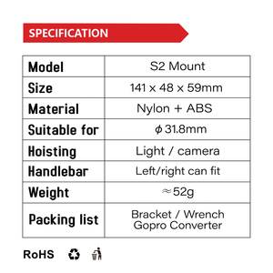 <span class=keywords><strong>Support</strong></span> de fixation CYCLAMI S2 <span class=keywords><strong>pour</strong></span> lampe de vélo, caméra et <span class=keywords><strong>GPS</strong></span>, extension <span class=keywords><strong>pour</strong></span> ordinateur de vélo compatible IGPSPORT <span class=keywords><strong>Garmin</strong></span> avec <span class=keywords><strong>support</strong></span> Gopro <span class=keywords><strong>pour</strong></span> lampe - Product Image 6