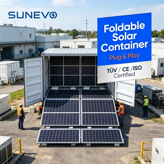 Smart 100kW 200kW Solar Container with Advanced BMS and Monitoring System Reliable Energy Solution for Commercial Data Centers