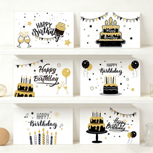Nouvel arrivage : Kit de cartes d'<span class=keywords><strong>anniversaire</strong></span> DIY pour enfants, style Ins, avec enveloppes, mini-cartes de vœux manuscrites pour fête d'<span class=keywords><strong>anniversaire</strong></span> - Product Image 4