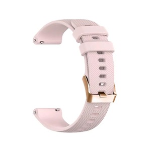 Bracelet de montre <span class=keywords><strong>sport</strong></span> en silicone pour <span class=keywords><strong>Garmin</strong></span> <span class=keywords><strong>Venu</strong></span> <span class=keywords><strong>2S</strong></span> Vivoactive 4S 3S, boucle à ardillon carrée petite 18mm 20mm - Product Image 1