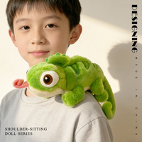 Peluche Dinosaure Adorable Super Douce, Mini Compagnon Magnétique à Porter à l'Épaule, Cadeau pour Enfants