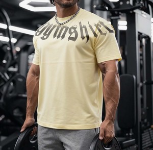 Wholesale <strong>Custom</strong> Streetwear T-shirt Cropped Boxy Oversized T-shirt Plus Size <strong>High</strong> <strong>Quality</strong> Gym Oversize Cotton T-shirts for Men - Product Image 5
