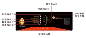 Wonegg tiên tiến đầy đủ tự động tình yêu chim 4000 trứng lồng ấp nóng với kiểm soát độ ẩm - Product Image 2