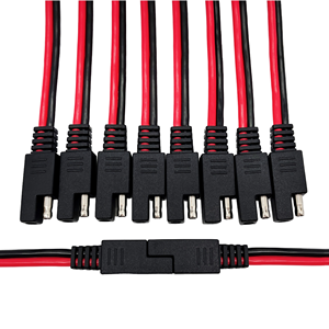 Câble d'extension SAE à 2 broches, résistant aux intempéries, à déconnexion rapide, pour batterie automobile, camping-car, tracteur, connecteur de chargeur de batterie, cordon d'extension SAE - Product Image 1