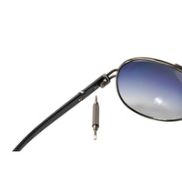 Tournevis Portable 3 en 1 de réparation de lunettes de soleil montre ensemble de tournevis porte-clés en acier inoxydable Mini tournevis outils à main