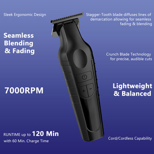 AOJIE PRO Aparador De Cabelo Para Homens con 8 peines recortadora de pelo lavable para hombres recortadora de peluquero - Product Image 4