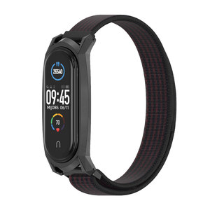 Mijobs-<span class=keywords><strong>Correa</strong></span> de nailon para xiaomi <span class=keywords><strong>mi</strong></span> <span class=keywords><strong>Band</strong></span> <span class=keywords><strong>5</strong></span>, pulsera inteligente para xiaomi <span class=keywords><strong>Mi</strong></span> <span class=keywords><strong>Band</strong></span> 3, 4, <span class=keywords><strong>5</strong></span>, 6, NFC, versión Global - Product Image 5