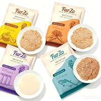 Friandises humides pour chats 85g, pâte de viande fraîche, nourriture humide riche en protéines, citrouille, carotte, collations nutritives en conserve pour animaux de compagnie, sachets nutritifs, aliments pour animaux