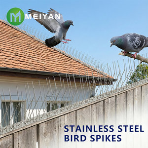 Vente directe d'usine, pointes anti-oiseaux en acier inoxydable massif SS304, écologiques, dissuasif contre les oiseaux pour les toits de pigeons - Product Image 4