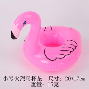 Flotteurs gonflables en forme de flamant rose, de beignets et autres, pour des soirées aquatiques amusantes, accessoires de natation en PVC unisexes - Product Image 4