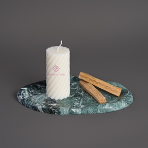 Carrara White <strong>Marble</strong> for <strong>Tray</strong> Creative Decorative Plate Photography Prop Candle Holder Jewelry Organizer - Product Image 3