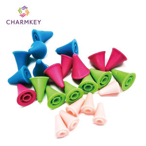 Venta al por mayor pequeñas tapas de aguja de goma suave anti-derramamiento para tejer para costura de suéter - Product Image 3