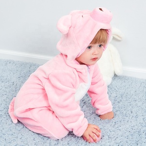 MICHLEY all'ingrosso abito di flanella animale manica lunga pigiama pagliaccetti per bambini stile autunno inverno <span class=keywords><strong>abbigliamento</strong></span> <span class=keywords><strong>neonato</strong></span> per ragazzi - Product Image 2