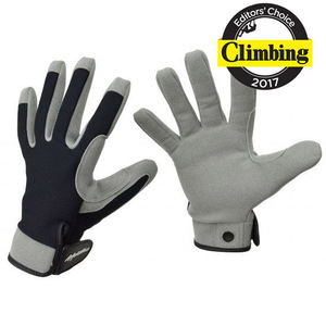 Guantes de escalada de cuero sintético mucho más duradero que la piel de cabra, pero ofrece un excelente ajuste y destreza MAHERSI - Product Image 1