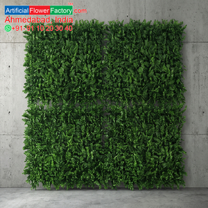 Panneau de feuillage d'eucalyptus artificiel, tuile de jardin vertical, mur végétal, tapis d'herbe, toile de fond pour décoration intérieure et extérieure - Product Image 6
