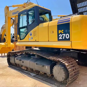 รถขุดขนาดกลาง Komatsu PC270 น้ำหนัก 27 ตัน สีเดิม ใช้งานได้ดี สภาพดี รถขุดไฮดรอลิกแบบตีนตะขาบ Komatsu PC270 มือสอง - Product Image 1