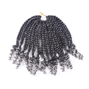 10นิ้ว Ombre สีบลอนด์ก่อน<span class=keywords><strong>ยืด</strong></span>กล่อง Braids สำหรับผู้หญิงเด็กผมถักโครเชต์สังเคราะห์บ๊อบสั้นกล่องถักเปียกับ<span class=keywords><strong>ปลาย</strong></span>หยิก - Product Image 3