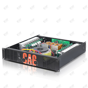 CA6 Mejor Precio de Amplificador de Potencia Profesional de Doble Canal 2U para Exteriores 2CH*500W/750W de Proveedor Chino - Product Image 5