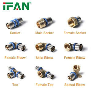 IFAN Good Quality Pex <strong>Fittings</strong> <strong>Gas</strong> Supply Pex Press <strong>Fitting</strong> Tee Elbow Socket Flexibility Pex Press <strong>Fitting</strong> - Product Image 4