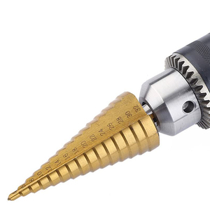 Foret étagé HSS revêtu de titane 4-32 mm 4-20 mm, outil de perçage conique pour métal et bois - Product Image 4