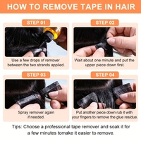 Extensions de Cheveux Humains à Bandes Injectées Invisible Sans Couture Aligné Cuticule Nouées à la Main pour Vente en Gros