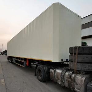 Semi-remorque Chitu 3 essieux, 60 tonnes, type fourgon fermé en acier, pour marchandises sèches, charge utile maximale de 70 000 kg, à vendre - Product Image 1