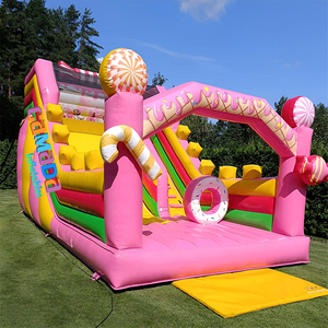 <span class=keywords><strong>Castillo</strong></span> Inflable con Tobogán Temático de <span class=keywords><strong>Hombre</strong></span> de Jengibre para Niños, Parque Infantil al Aire Libre, <span class=keywords><strong>Castillo</strong></span> Inflable con Tobogán y Obstáculos - Product Image 4