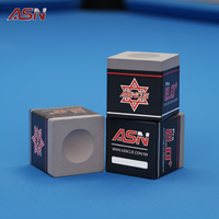 Craie de billard personnalisable R-QK ASN 3X Friction, qualité tournoi, antidérapante, faible poussière, gris, bleu, vert, rose, vente en gros