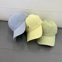 Gorras de Béisbol de 6 Paneles de Algodón Puro de Diseñador para Mujer Gorra Deportiva de Alta Calidad con Letra Y Logo Personalizado Bordado para Hombre