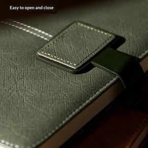 Carnet de notes A5 en cuir PU de luxe Exquite, pour le bureau, les réunions, les étudiants, multicolores, avec boucle magnétique - Product Image 4