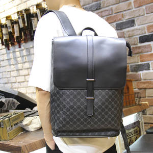 Zaino Trendy da Uomo, Borsa Personale per Scuola, Zaino Quotidiano per il Tempo Libero, Grande Capacità, Design a Contrasto a Quadri per Uomo - Product Image 6