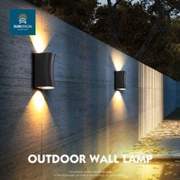 Lampe murale extérieure en aluminium étanche à LED pour usage extérieur, éclairage de jardin, escalier, décoration de la maison, garantie de 3 ans, 50000 heures