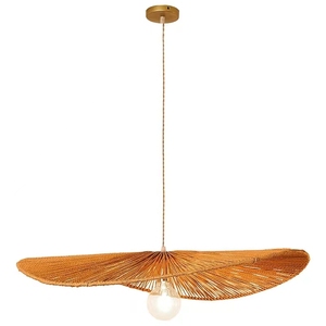 Nordic retrò giapponese creativa lampada a sospensione a LED moderna <span class=keywords><strong>Vertigo</strong></span> corda di canapa lampadario da soggiorno camera da letto illuminazione a sospensione