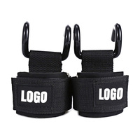 Correas de levantamiento de pesas para fitness, ganchos de entrenamiento de fuerza, gancho de potencia para dominadas en gimnasio, gancho de agarre para protectores de muñeca