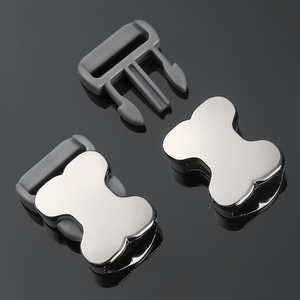 De Metal, cierre perro de 1 pulgada de equipaje de la correa con hebilla de Metal <span class=keywords><strong>Centro</strong></span> hebillas de liberación - Product Image 5