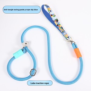 Correa de Nailon Resistente Personalizada de Lujo para Perros, con Forma de P, Ajustable, con Logotipo Personalizado - Product Image 4