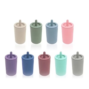 Bouteille d'eau réutilisable en acier inoxydable incassable et silicone, sans BPA, 9 couleurs, personnalisable, écologique, durable, compatible lave-vaisselle - Product Image 5
