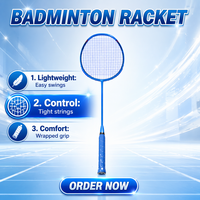 Raquette de badminton en carbone ultra-légère haute tension, conçue pour les entraînements professionnels, parfaite pour l'entraînement sportif et l'athlétisme.