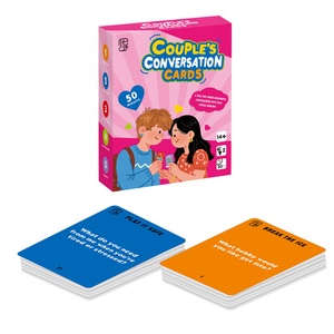 Juego de 52 Cartas de Conversación para Parejas, Color Rosa, Regalo Romántico para Construir la Relación, para Mayores de 14 Años, 15x4x12cm, Baraja de Mesa - Product Image 3