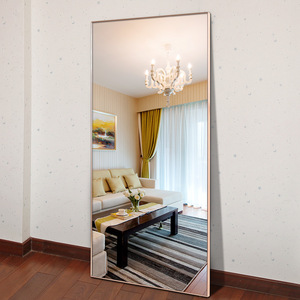 <span class=keywords><strong>Espejo</strong></span> de Cuerpo Entero con Marco de Metal Negro, <span class=keywords><strong>Espejo</strong></span> de Pared Minimalista para Dormitorio o Sala de Estar - Product Image 4