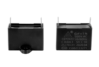 Haute performance série terminale 0.4uf 450VAC 500VAC 550VAC cbb61 condensateur