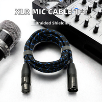 Câbles DMX XLR personnalisés 2026 à prix d'usine, nouveau connecteur XLR mâle vers femelle, 3 broches, 1 mètre, 15 pieds, 25 pieds, couleurs personnalisées