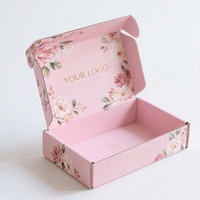 Caja plegable de regalo corrugado personalizada de fábrica OEM, embalaje respetuoso con el medio ambiente, caja de correo de cartón de papel con impresión de logotipo