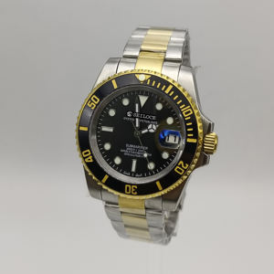 Montre pour homme, mouvement NH35, boîtier en verre saphir, plongeur, acier inoxydable, lumineux, automatique, mécanique, 5 bars d'étanchéité - Product Image 4