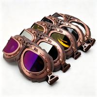 Lunettes de moto rétro en PC pour cyclisme, adaptées aux quatre saisons, pour adultes
