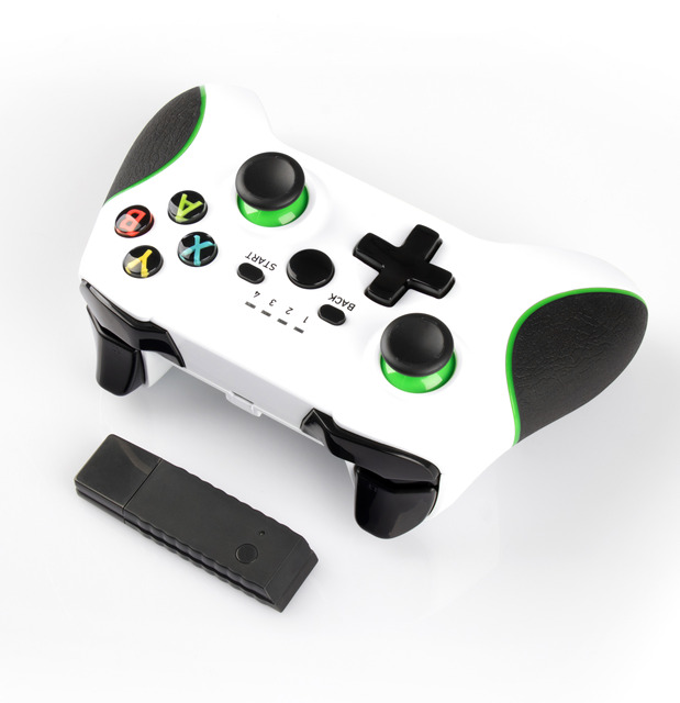 GAMINJA Wired/Wireless Game Controller Joystick with Vibration Motor Game Accessories for XBOX 360 and for XBOX ONE